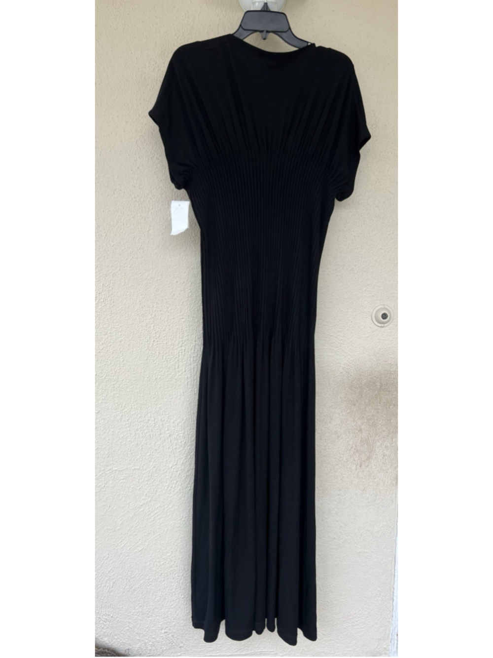 New Toteme Knife Pleated Jersey Maxi Dress Black M Classic Career Formal Luxury - Picture 7 of 12